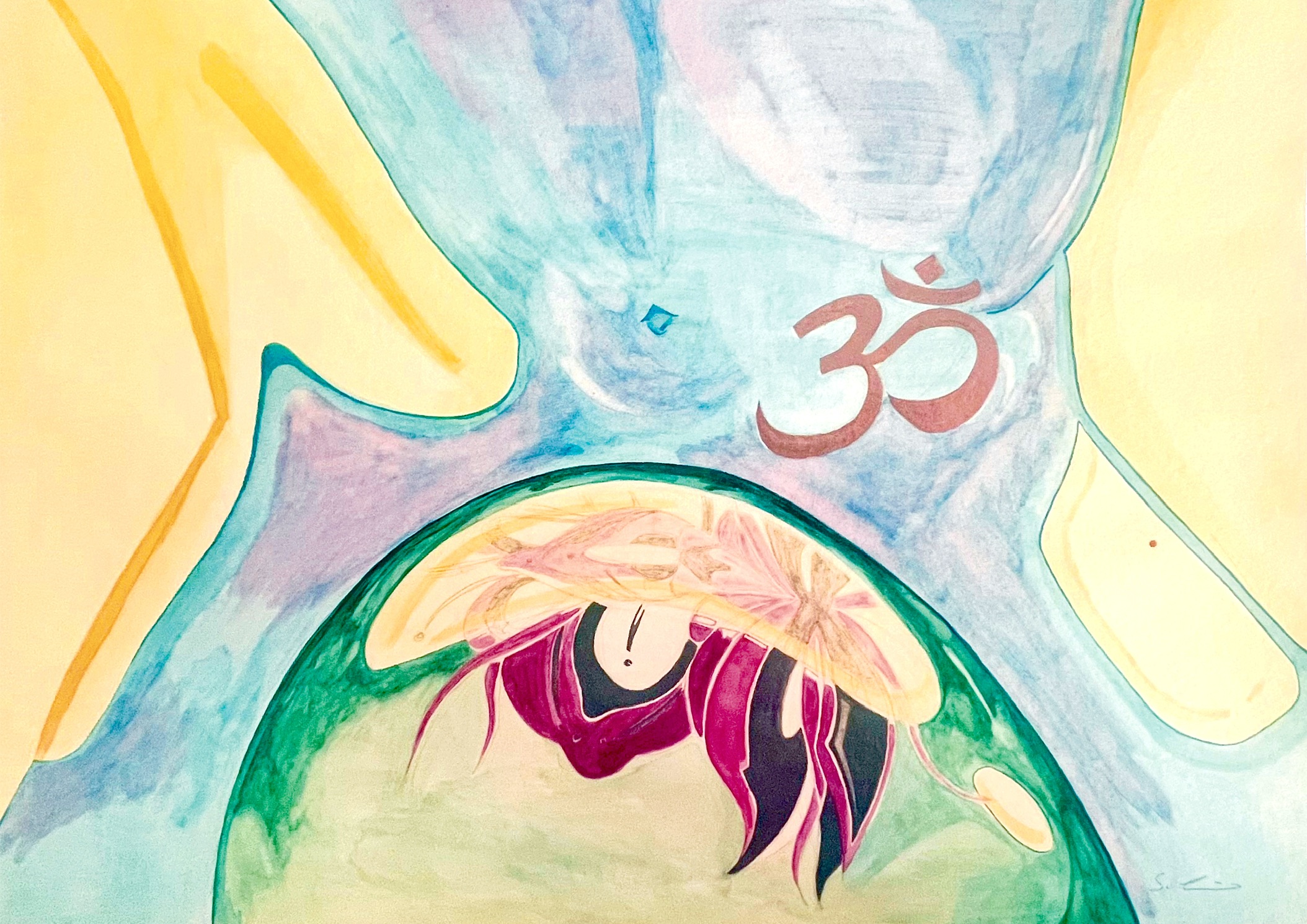 Wir pusclus
Aquarell 50x64