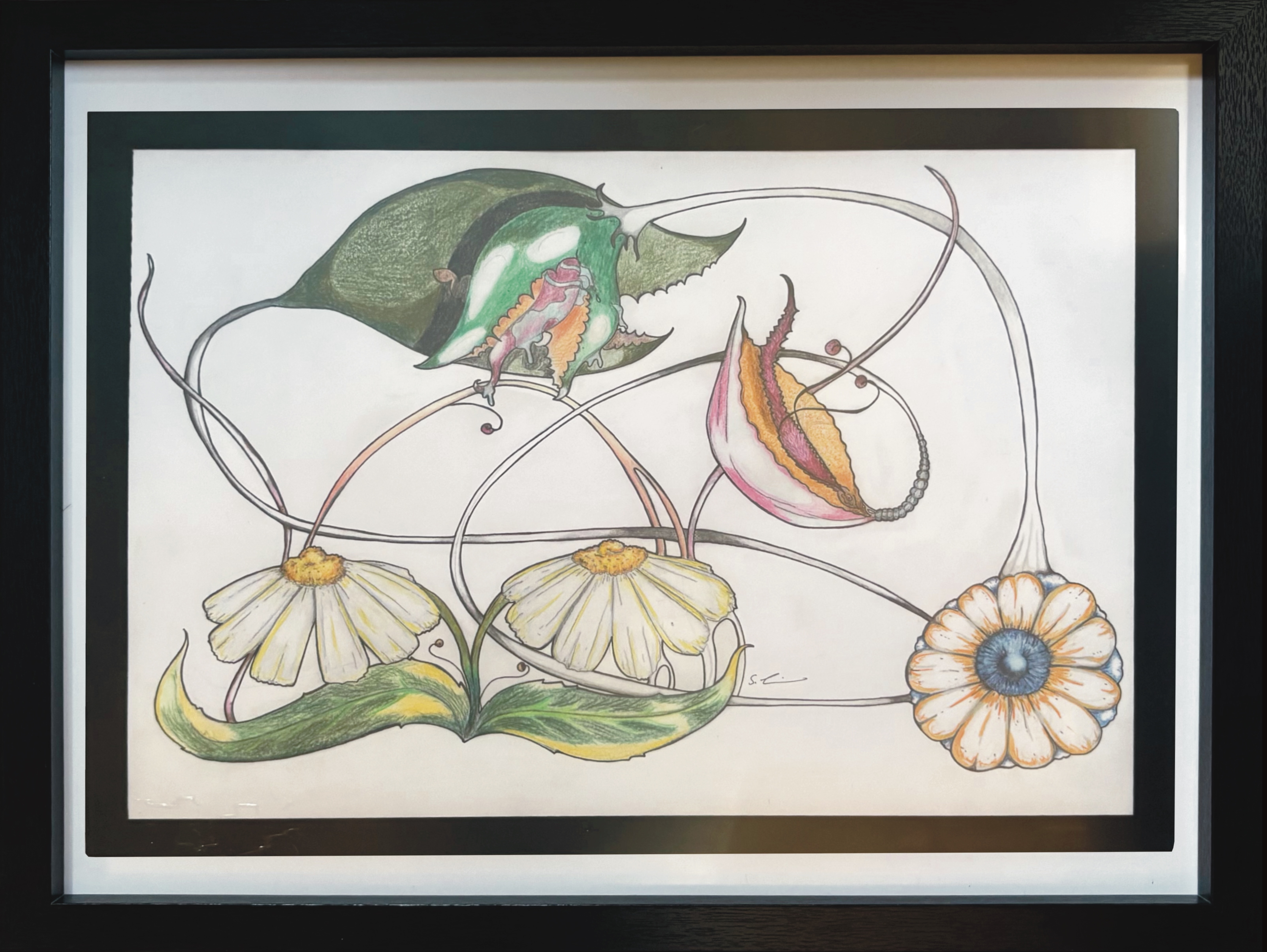 pusclus Pflanzenansammlung im Rahmen