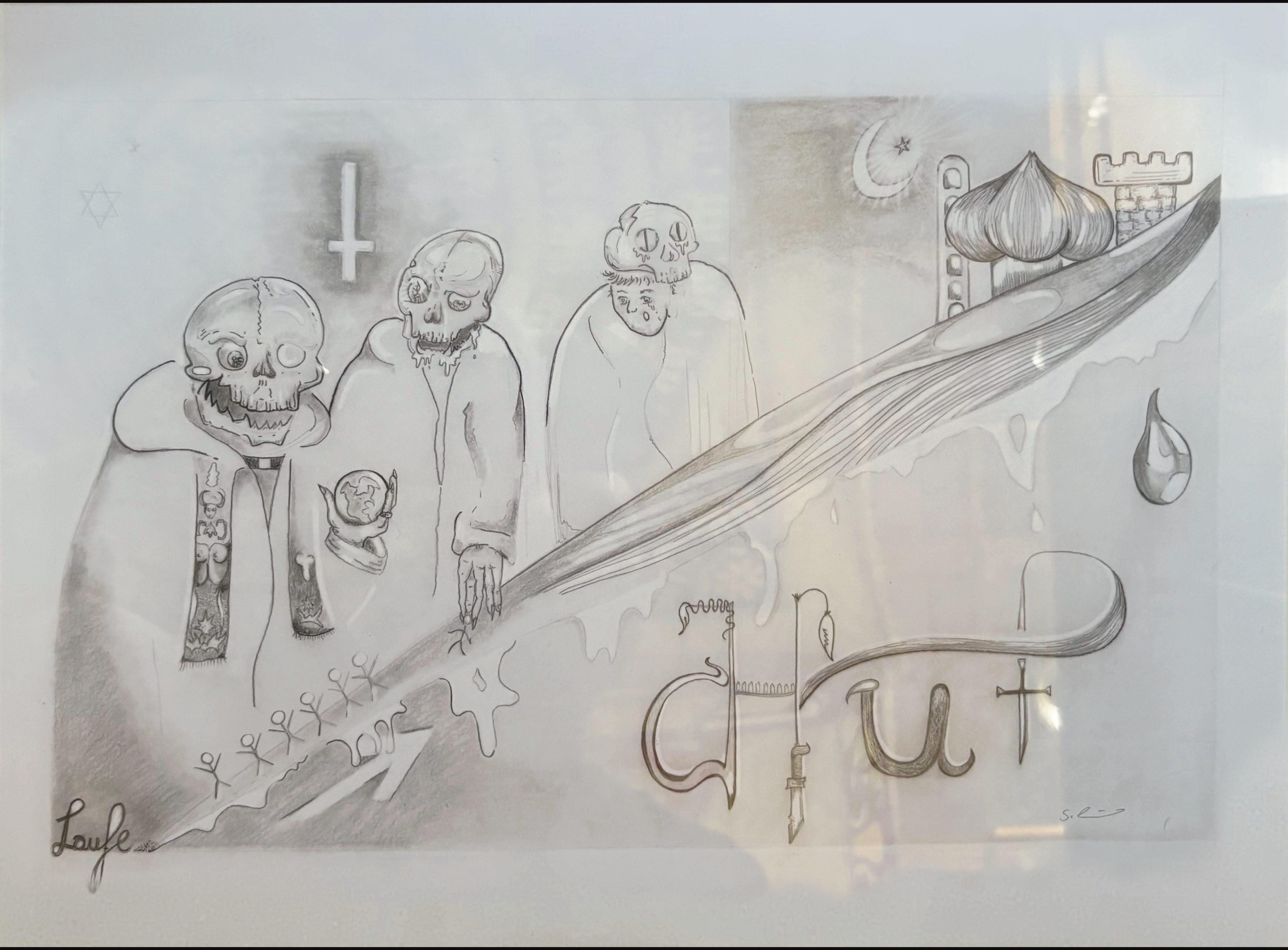 pusclus Hut Zeichnung A3 pusclus