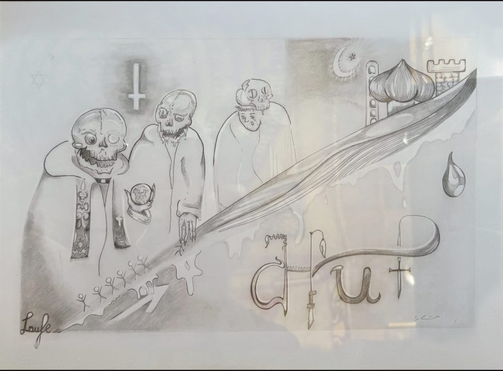 pusclus Hut Zeichnung A3